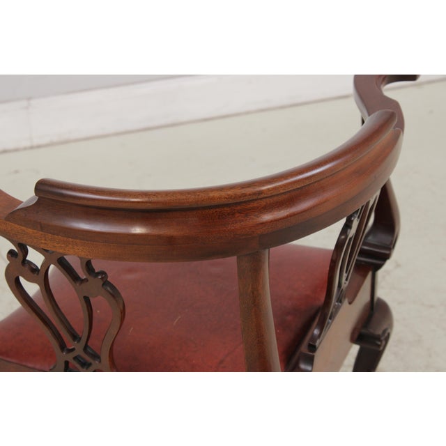Southwood Ball & Claw Mahogany Corner Chair For Sale - Image 14 of 17