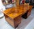 Brown Vintage Burl Walnut Desk, 1930s For Sale - Image 8 of 17