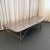 This is an early 20th-century brushed steel infirmary bed circa the 1930s that works wonderfully as an industrial chaise...