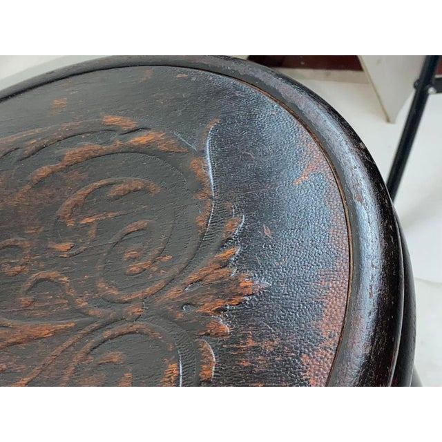 Antique Thonet Stool, 1900s For Sale - Image 6 of 8