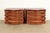 Late 20th Century Baker Furniture Historic Charleston Chippendale Carved Mahogany Serpentine Front Dresser Chests, Pair For Sale - Image 5 of 14