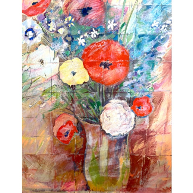 Giosetta Fioroni “Dreaming Day for Odilon” Monumental Work, Exhibited Rome 1984 For Sale - Image 9 of 18