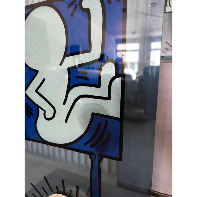 Keith Haring & Toshiyuki Kita, On Taro & on Giro, 1988, Glass, Set of 2 For Sale - Image 11 of 18