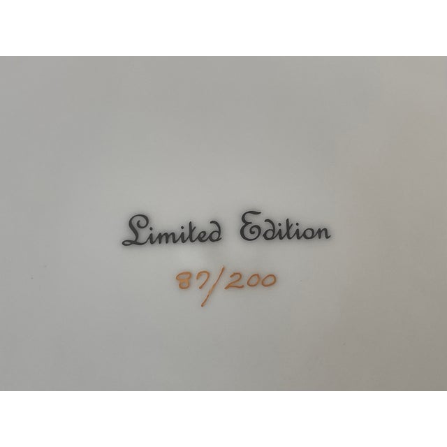 Ceramic Vintage Tony Lama Boots Plate For Sale - Image 7 of 7