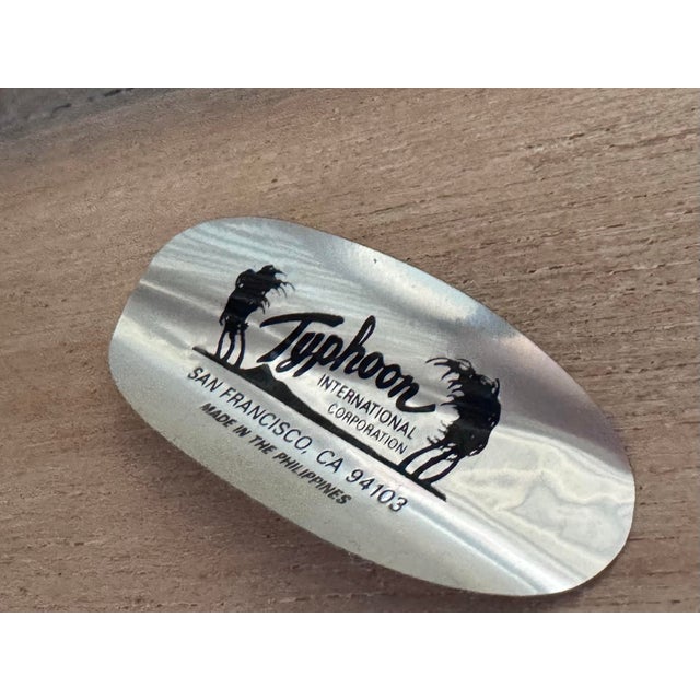 Wood Vintage Typhoon International Corporation Wicker Chairs, Pair For Sale - Image 7 of 12