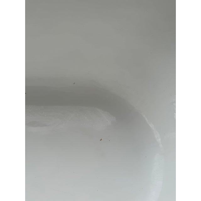 Metal Vintage Cast Iron Clawfoot Bathtub For Sale - Image 7 of 11