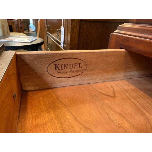Late 20th Century Late 20th Century Kindel Furniture High Boy Dresser For Sale - Image 5 of 14
