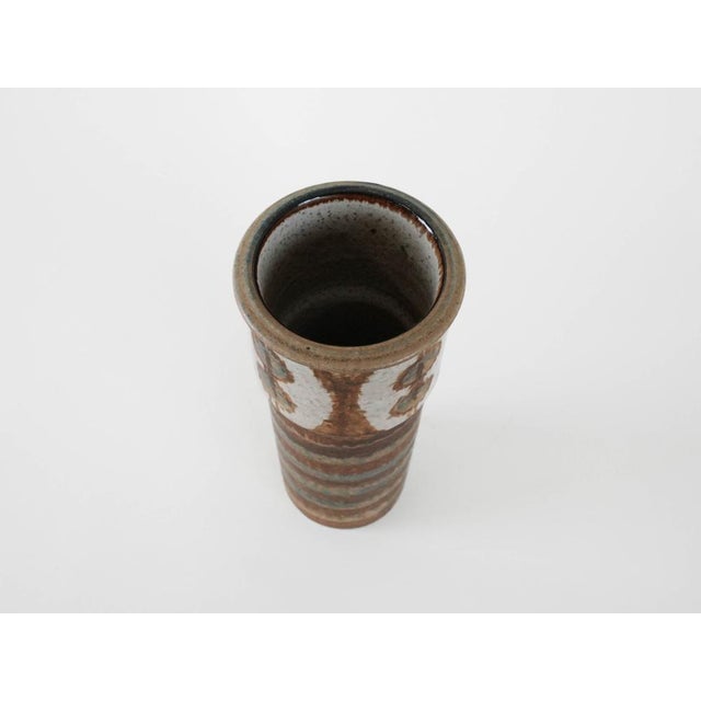 1960s Vintage Danish Ceramic Vase by Svend Åage Jensen for Søholm, 1960s For Sale - Image 5 of 8