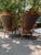 Matched Pair of Late 19th Century American Renaissance Revival “His and Hers” Victorian Parlor Chairs – Custom Upholstered, Pristine Woodwork. For Sale - Image 4 of 5