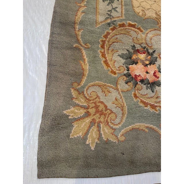 Textile 1900s Antique European Rug For Sale - Image 7 of 9