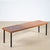 Mid-Century Modern Oak Veneered Coffee Table with Abstract Enamelled Copper Plaquette, Italy, 1956 For Sale - Image 3 of 10