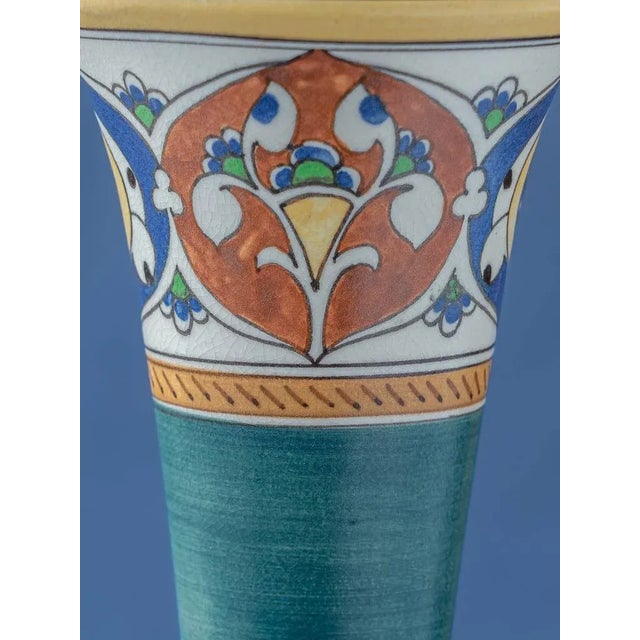 Dutch Art Deco Ceramic Table Lamps from Arnhemsche Fayencefabriek, 1910s, Set of 2 For Sale - Image 4 of 12