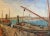 Leo Klein Von Diepold, Workers at the Port, Oil on Canvas, Framed For Sale - Image 13 of 13