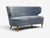 Carl-Johan Boman, Finnish Modern, Settee, Velvet, Wood, Finland, 1950s For Sale - Image 4 of 10