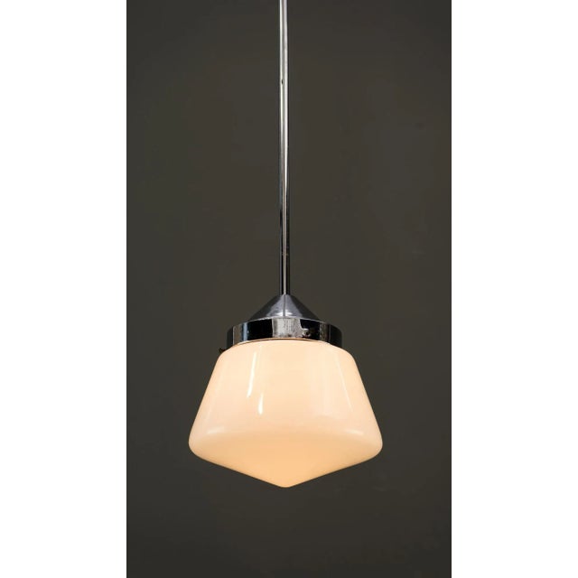 Silver Art Deco Bauhaus Pendant, 1920s For Sale - Image 8 of 12