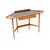 Mid-Century Modern Vintage Corner Desk with Leather Top, 1960 For Sale - Image 3 of 13