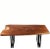 Simple and elegant modern design. The top of this dining table is hand polished to show beautiful natural wood grains and...