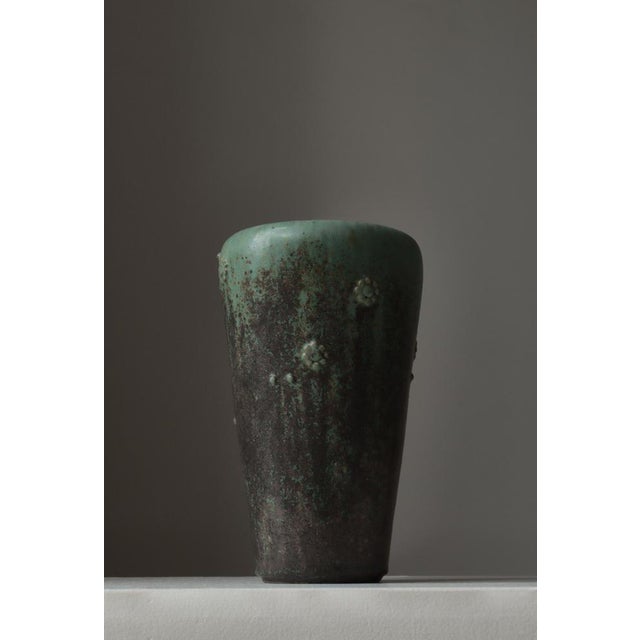Large Art Deco Stoneware Vase by Arne Bang, 1930s For Sale - Image 9 of 15