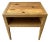 Coastal Milling Road Woven Rattan Pine Side Table For Sale