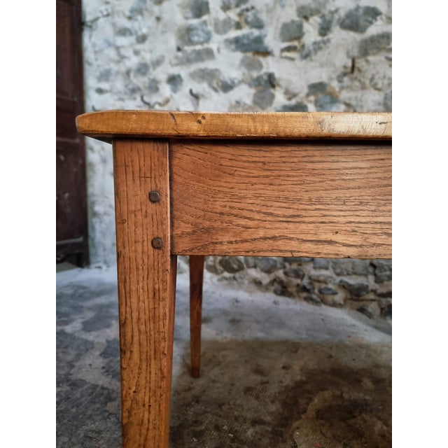 Antique French Country Dining Table, 1890s For Sale - Image 6 of 18