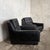 Art Deco Black Leather Club Armchairs, 1930s, Set of 2 For Sale - Image 4 of 9