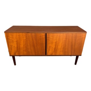 Vintage Danish Modern Small Teak Credenza by Hans Olsen For Sale