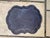 Vintage Hand-Painted Black Tole Tray With Floral and Fruit Motif For Sale - Image 4 of 5