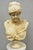 Vintage Victorian Style Carved Marble Young Lady Maiden Bust Statue Sculpture For Sale - Image 16 of 16
