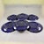 Gustave Asch French Tours Blue & Gold Porcelain Crest Plates, Set of Six For Sale - Image 14 of 18
