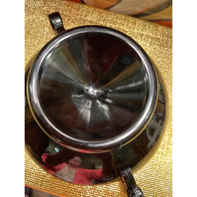1940s Black Amethyst Deco Set of Compotes For Sale - Image 9 of 17