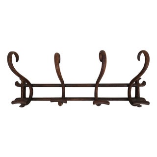 Wall-Mounted Coat Rack from Thonet, 1890s For Sale