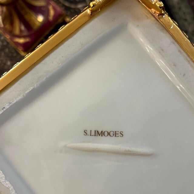 S Limoges France Porcelain Tazza/ Urns a Pair For Sale - Image 11 of 11