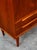 Mid Century Danish Cabinet Highboy Solid Teak Denmark Drawer Sliding Doors Shelf For Sale - Image 11 of 12
