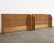 Contemporary Pair of Organic Modern Woven Rattan Wicker Wingback Headboards For Sale - Image 3 of 17