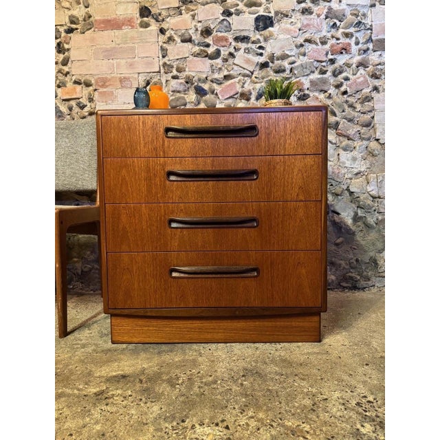 Wood Vintage Scandinavian Teak Chest of Drawers from G-Plan, 1960s For Sale - Image 7 of 18