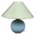 Da Vinci Blue Polka Dot Ceramic Sphere Table Lamp, 1970s For Sale