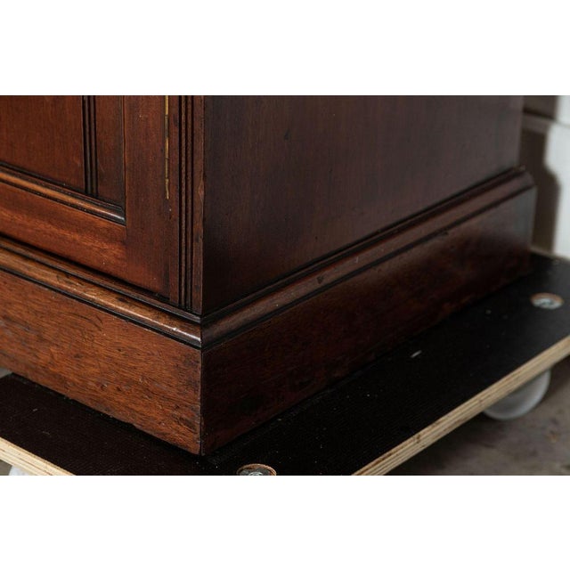 Large 19th Century English Mahogany Glazed Bookcase, 1890s For Sale - Image 12 of 18