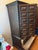 Wood 1950s Brutalist MCM Spanish Wood Armoire Wardrobe For Sale - Image 7 of 12