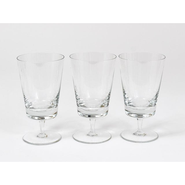 Mid-Century Crystal Wine Glasses attributed to Oswald Haerdtl, Austria, 1950s, Set of 6 For Sale - Image 11 of 18