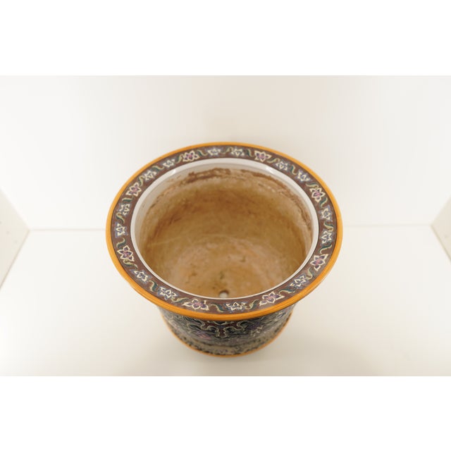 Traditional Antique Planter Flower Pot For Sale - Image 3 of 18