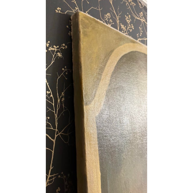Pair of Monumental Hand-Painted Floral Trompe L’Oeil Architectural Panels, 1980s–90s For Sale - Image 9 of 12