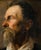 European School, early 19th century "Man in Half Profile", oil on canvas, approx. 42 x 34 cm, minor paint loss, framed