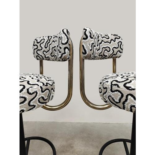 1960s Vintage Swedish Swirl Cobra Bar Stools from Borje Johanson, 1960s For Sale - Image 5 of 8