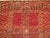 Near Square Size Vintage Turkmen Tekke Ensi in Prayer Pattern in Red, Navy, Ivory, Blue For Sale - Image 15 of 16