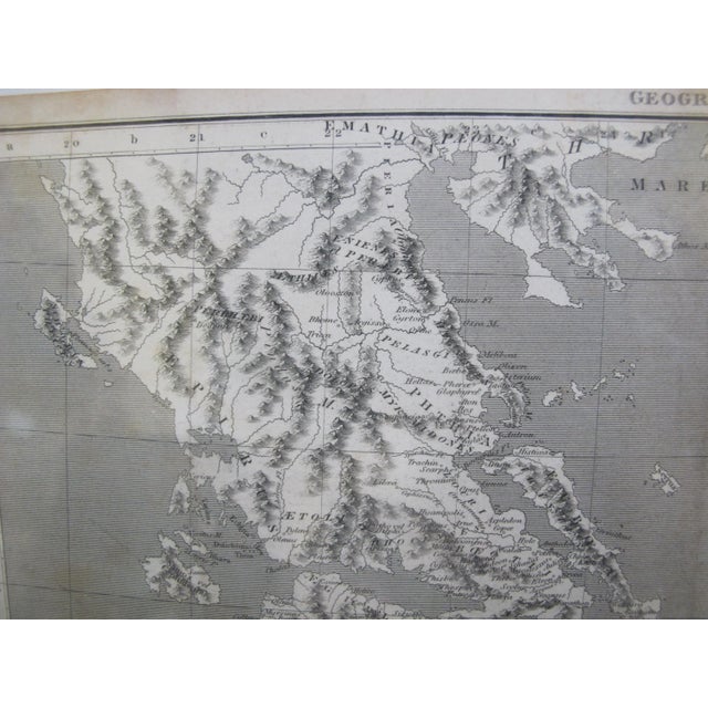 Late 19th Century D Mac Pherson Antique 1827 Geography Map of Ancient Greece For Sale - Image 5 of 6