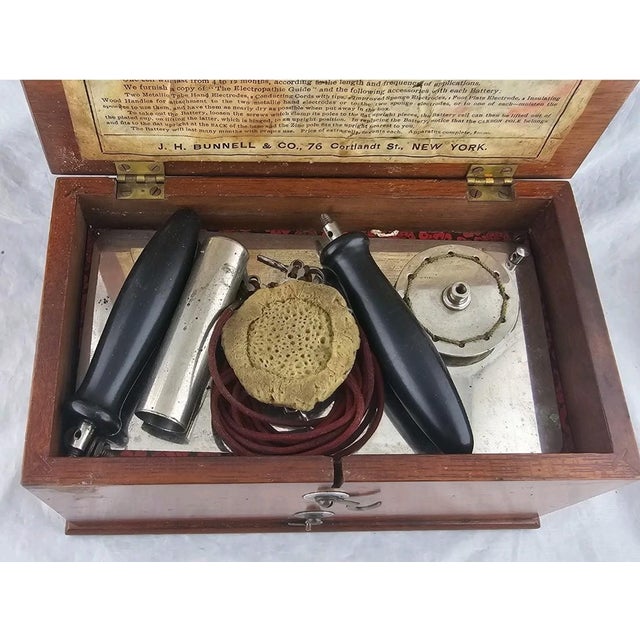 1890s Antique Quack Medical Apparatus Electropathic Device Quackery Hj ...