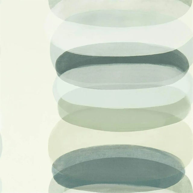 Harlequin Elliptic Wallpaper in Charcoal For Sale