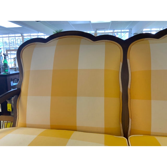 20th Calico Corners Country French Style Setee For Sale - Image 10 of 11