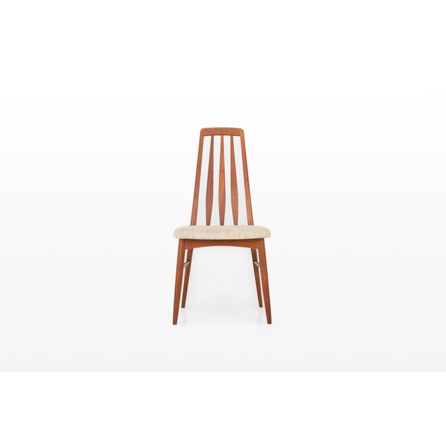 Mid-Century Modern Vintage Eva Dining Chairs by Niels Koefoed for Koefoeds Hornslet, 1960s, Set of 12 For Sale - Image 3 of 13