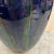 Blue Blue and Green Drip Glaze Pottery Urn Vase/ Vessel For Sale - Image 8 of 11